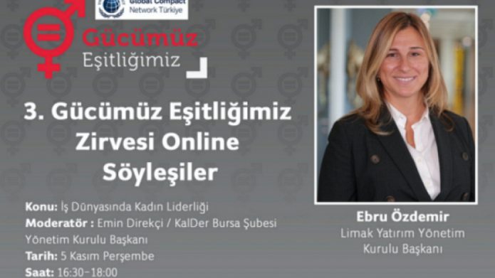 3. Gu&#776;cu&#776;mu&#776;z Es&#807;itlig&#774;imiz Zirvesi konuğu Limak Yatırım Yo&#776;netim Kurulu Bas&#807;kanı Sn. Ebru O&#776;zdemir