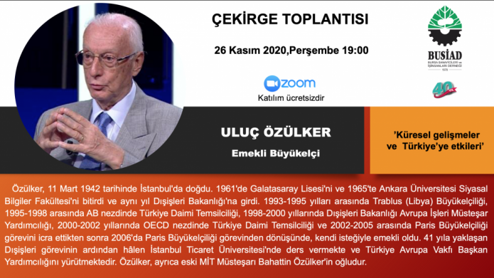 26 Kasım'da yapılacak 'Çekirge Toplantısı' için Kayıtlar Başladı...