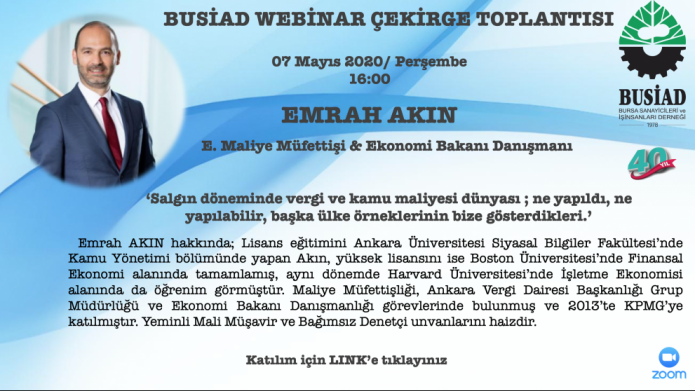 BUSİAD Webinar Çekirge Toplantısı