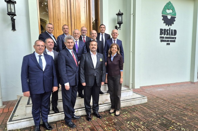 BALKANTÜRK Eğitim Vakfı'ndan BUSİAD'a ziyaret